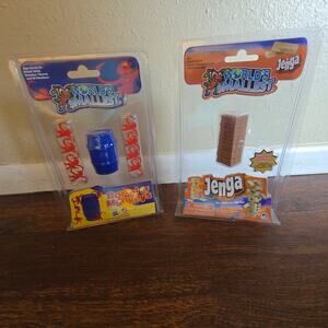 World's Smallest Toys Jenga & Barrel of Monkeys Game Bundle - New In Package